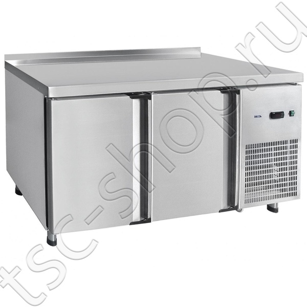 Стол холодильный СХС-60-01-СО, 2 двери, 2 полки, охлаждаемая столешница