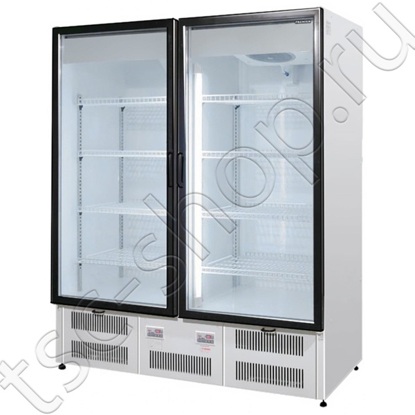 Шкаф холодильный Премьер ШХН-1,4С оконный стеклопакет (двери распашные стеклянные)